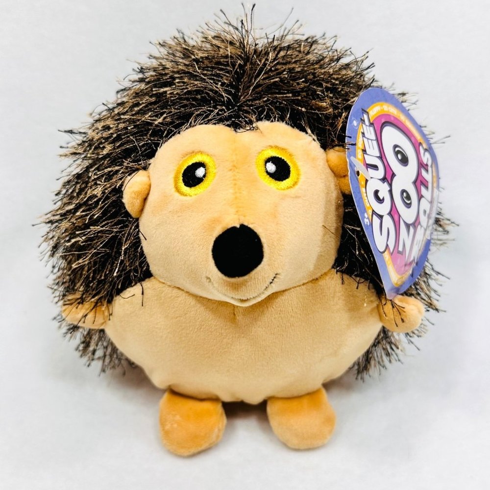 Squee-Zoo Ball Hedgehog Stuffed Squishy Plush Toy - NWT
